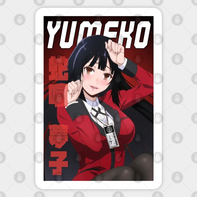 Kawaii Yumeko Sticker by seanartzy